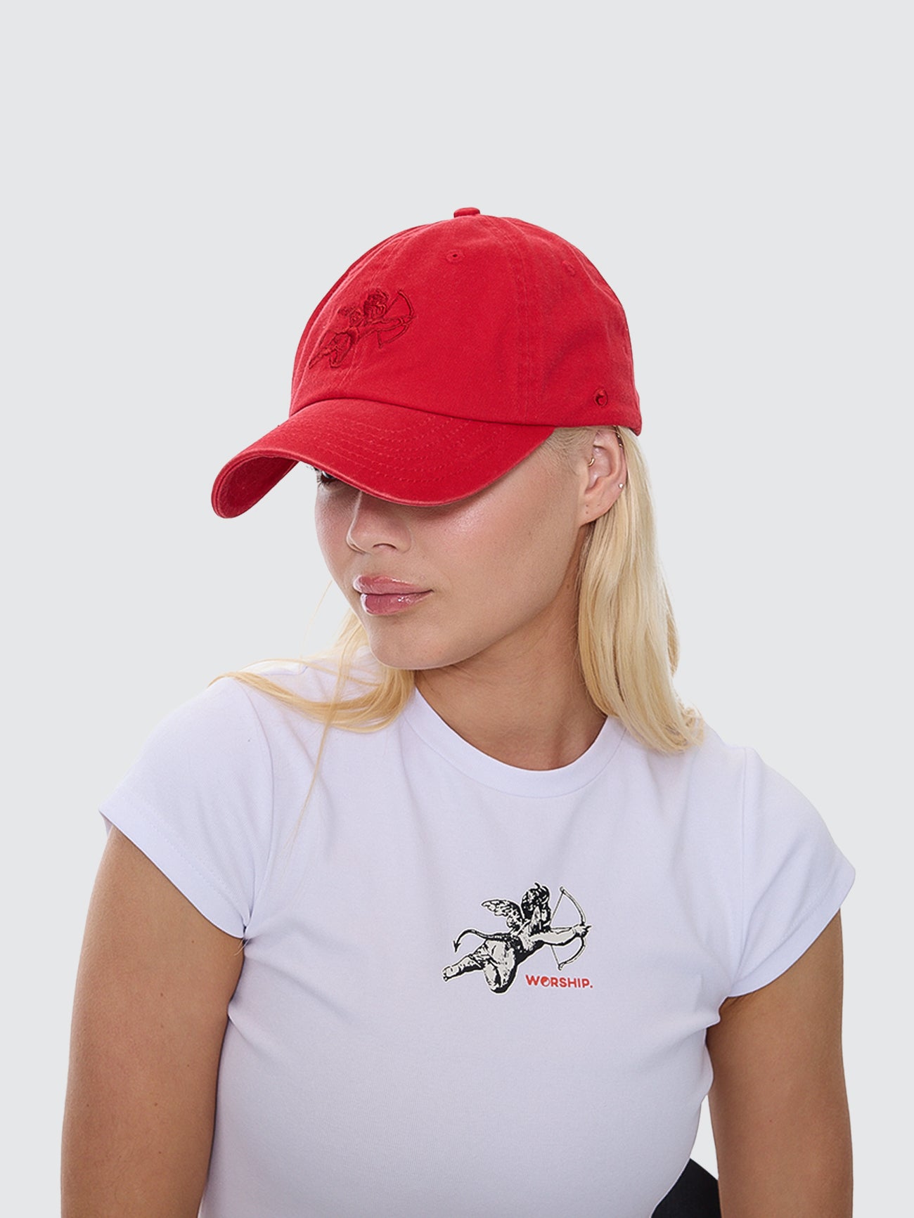 Cherub Dad Cap - Lucky Red