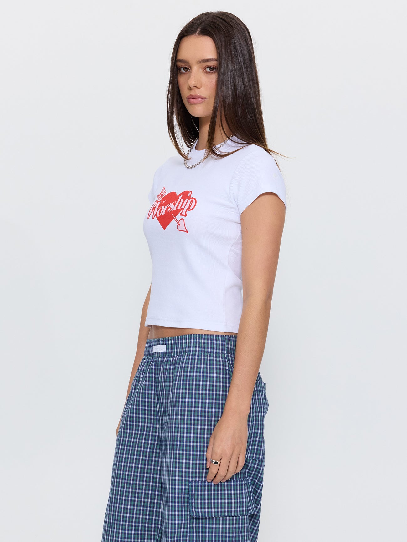 Love Struck Teeny Tee - White