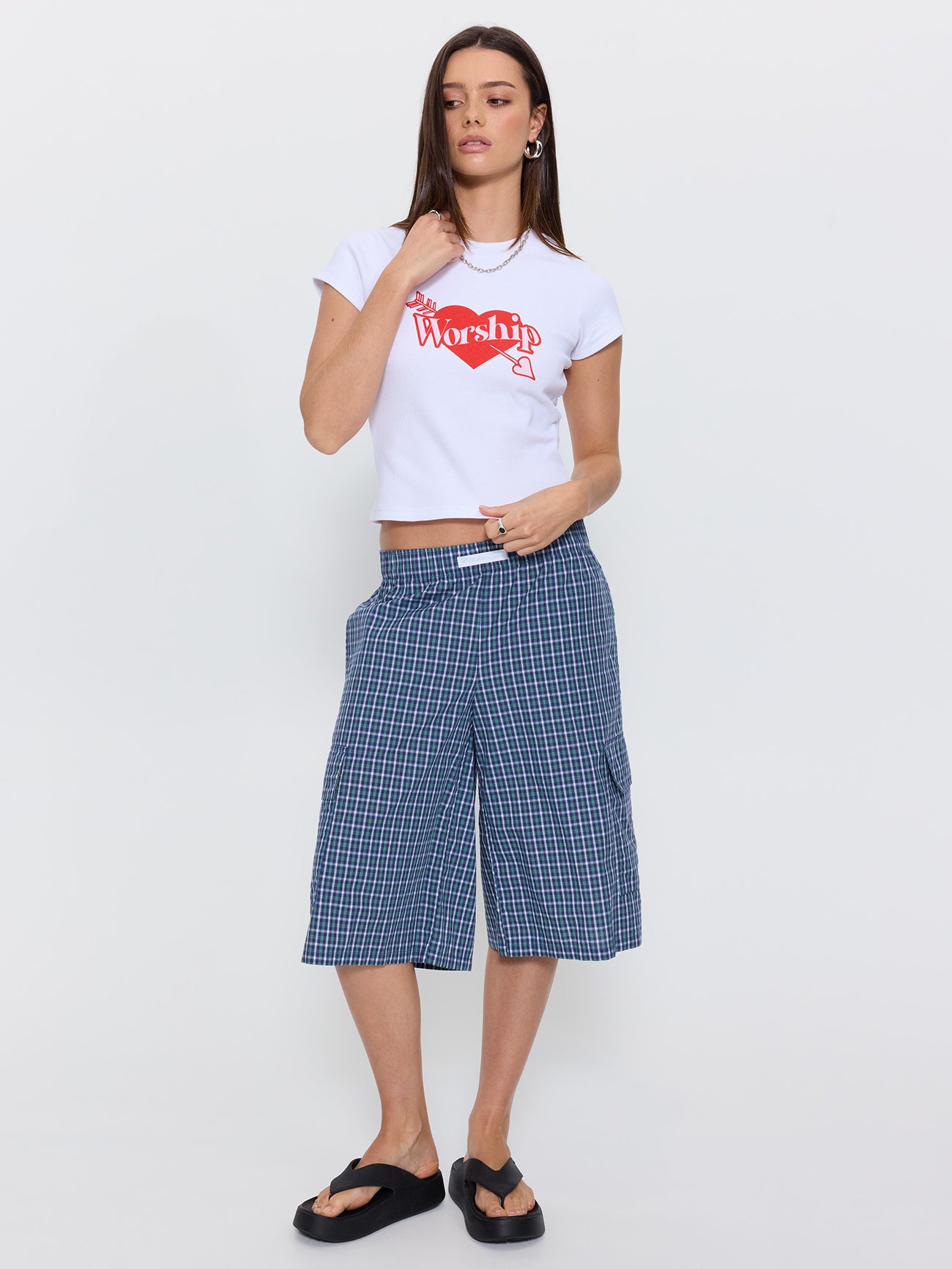 Love Struck Teeny Tee - White