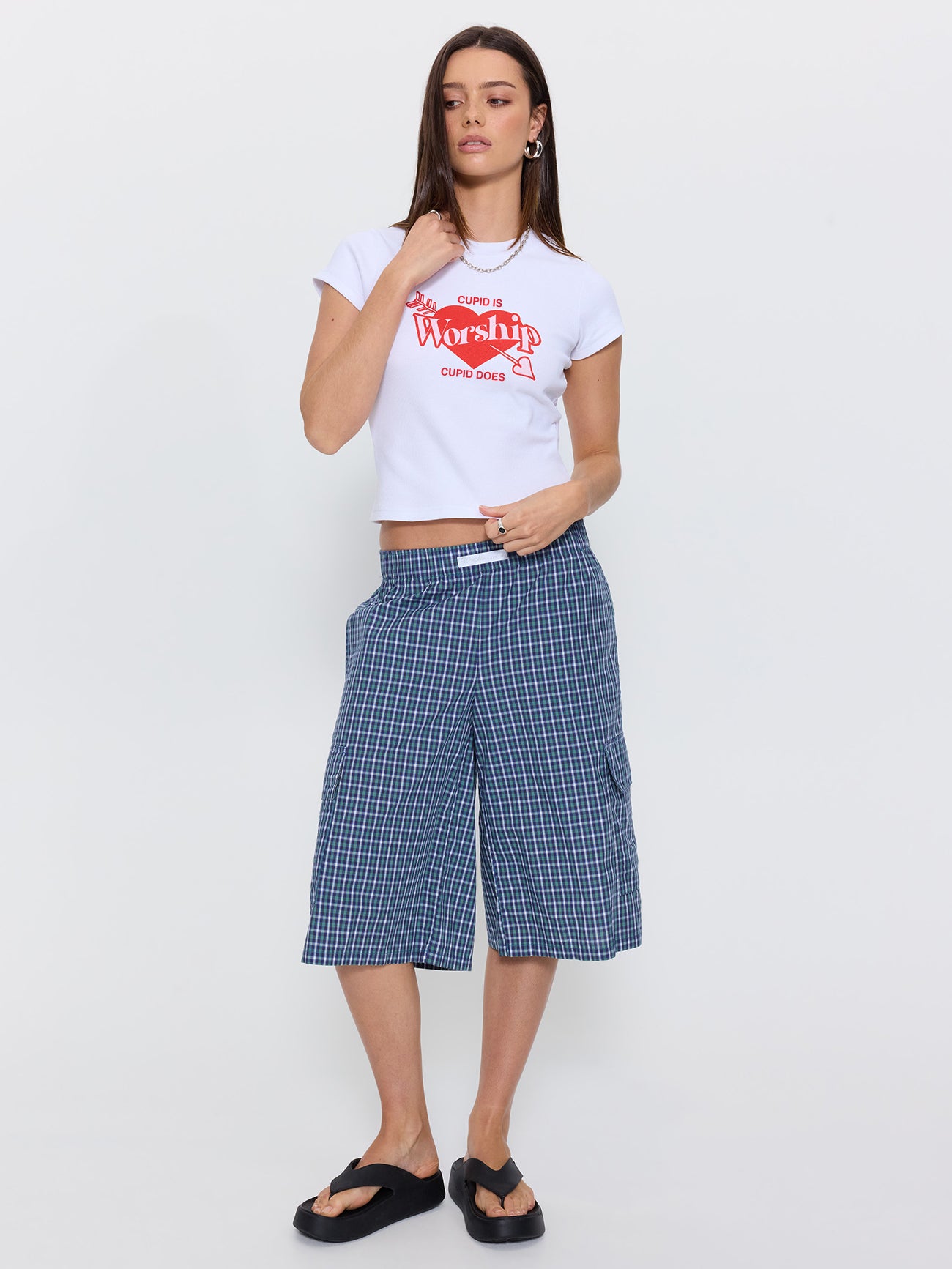Love Struck Teeny Tee - White