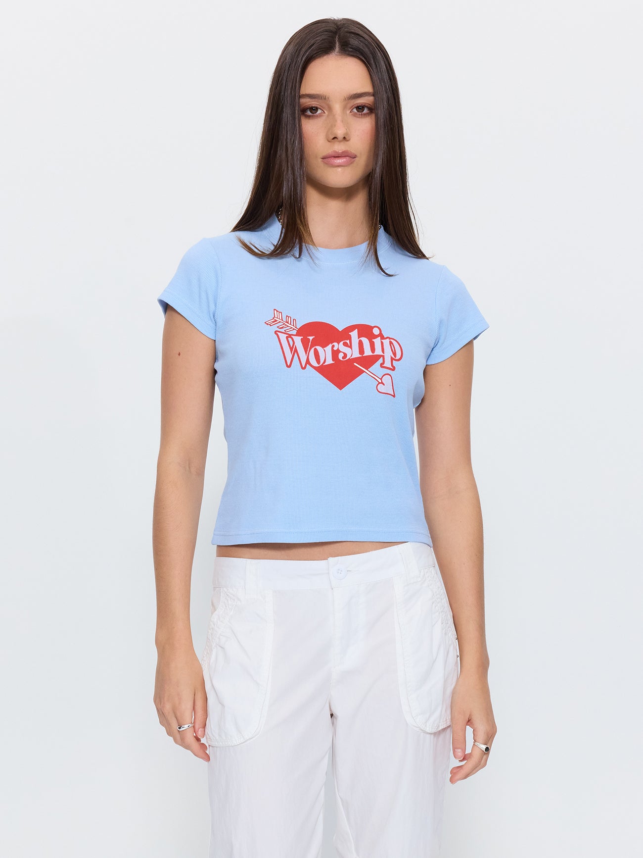 Love Struck Teeny Tee - Dream Blue