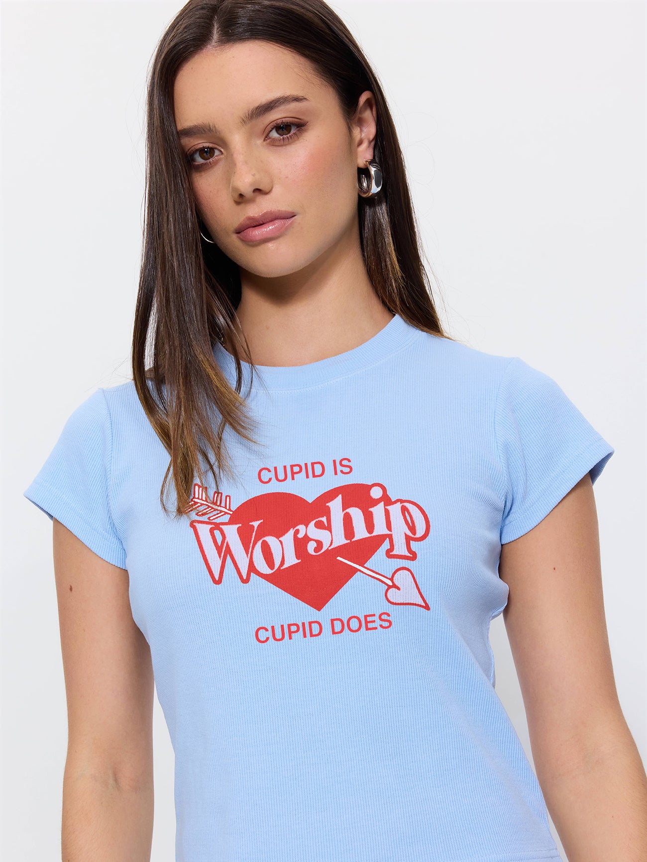 Love Struck Teeny Tee - Dream Blue