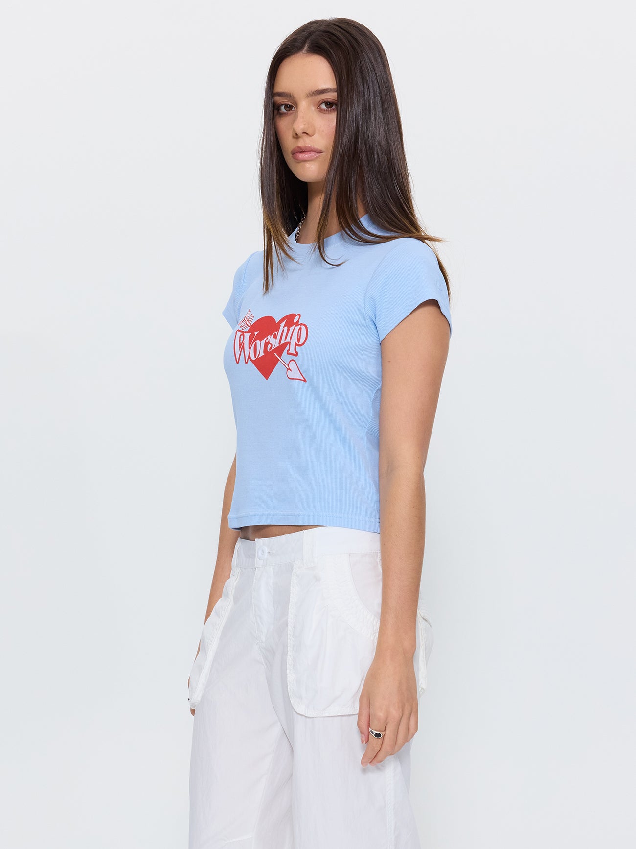 Love Struck Teeny Tee - Dream Blue