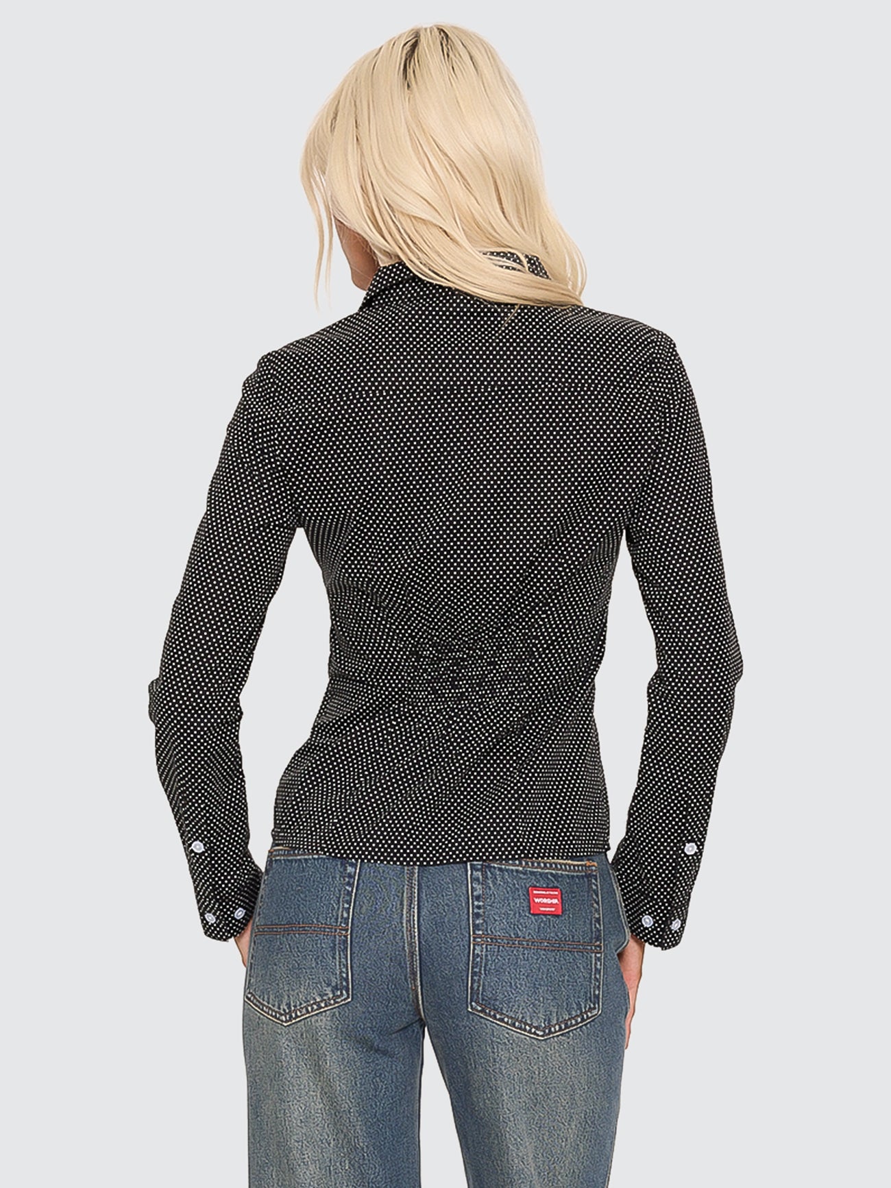 Delegate Long Sleeve Fitted Shirt - Black