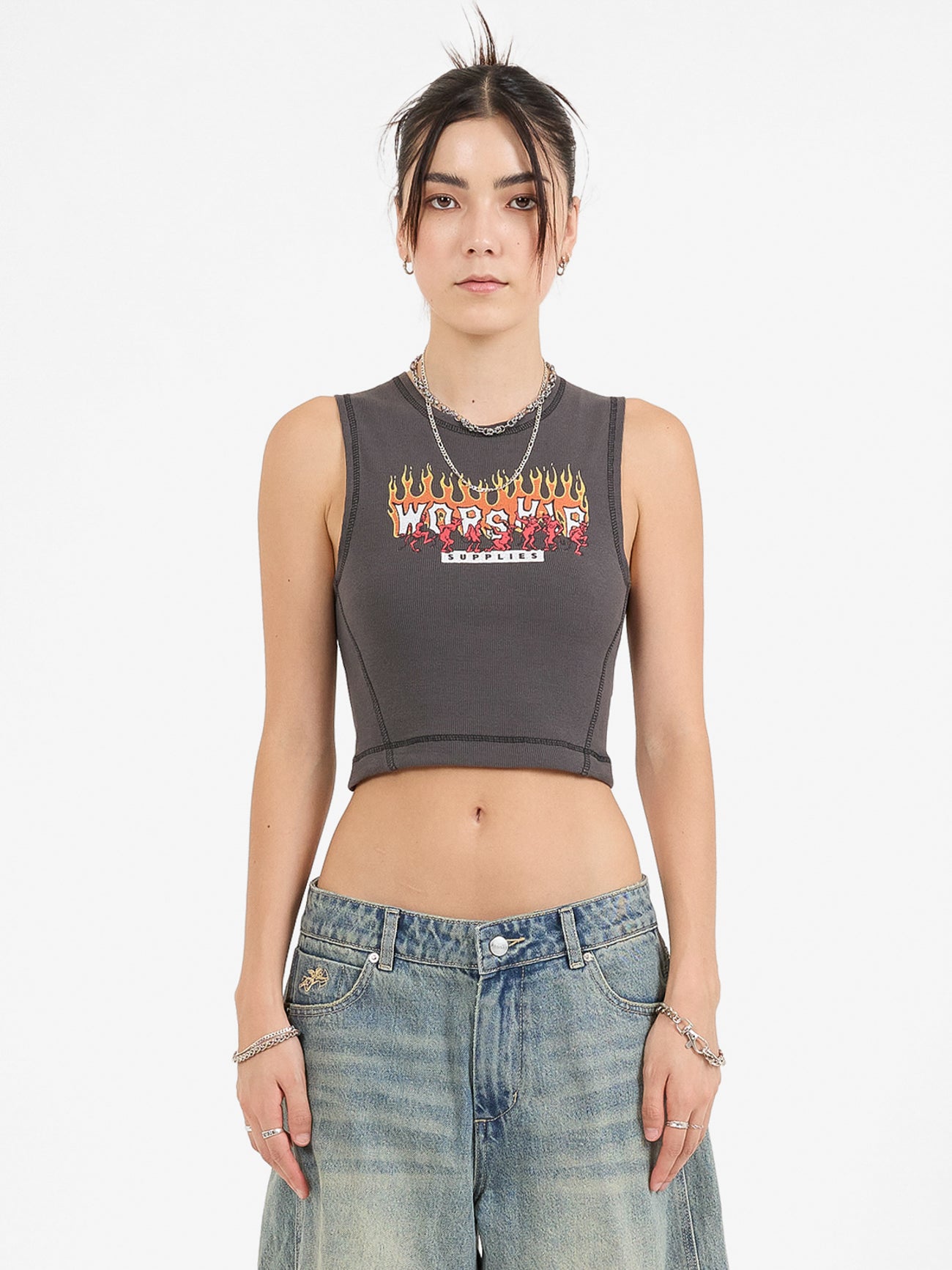 Hot Potato Tiny Tank - Worn Black 4