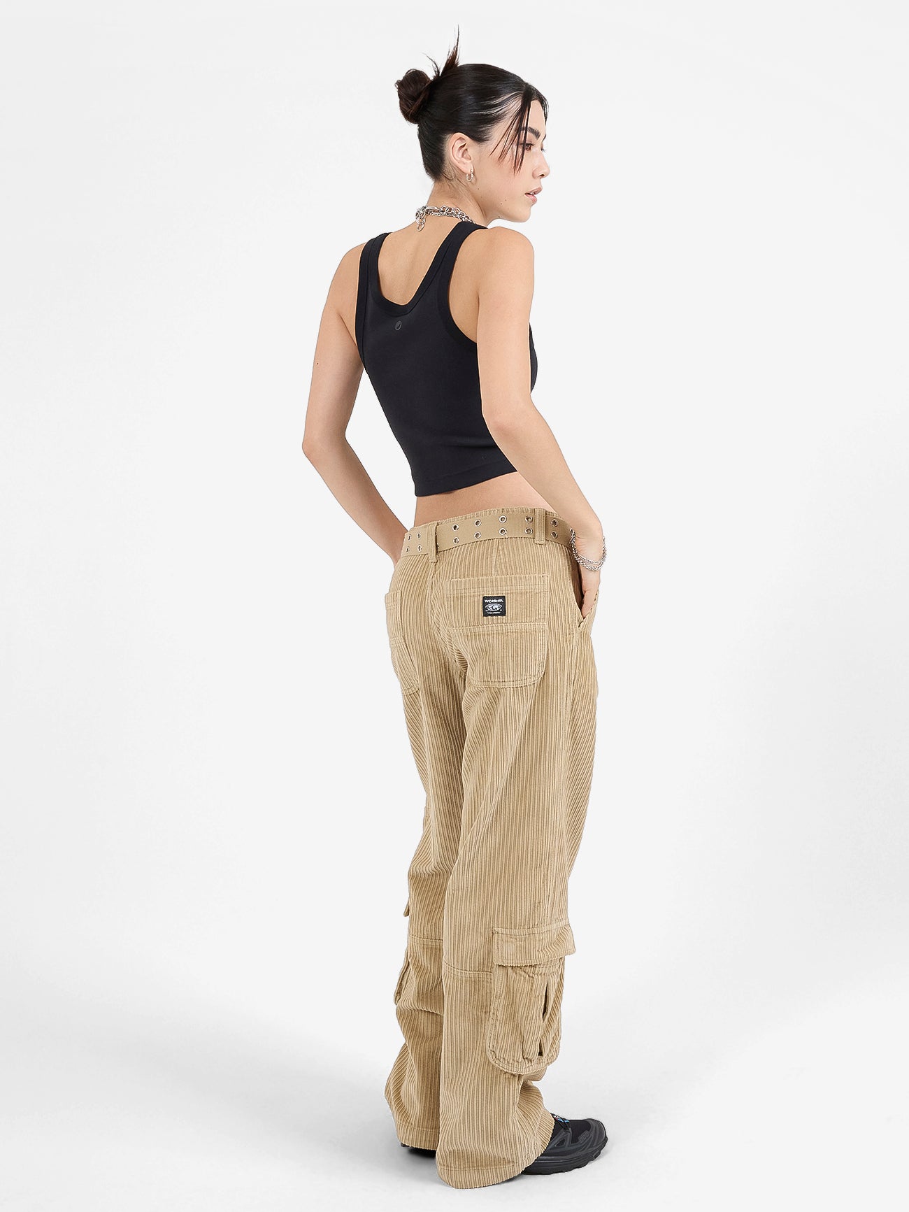 Podium Cord Cargo Pant - Faded Khaki 4