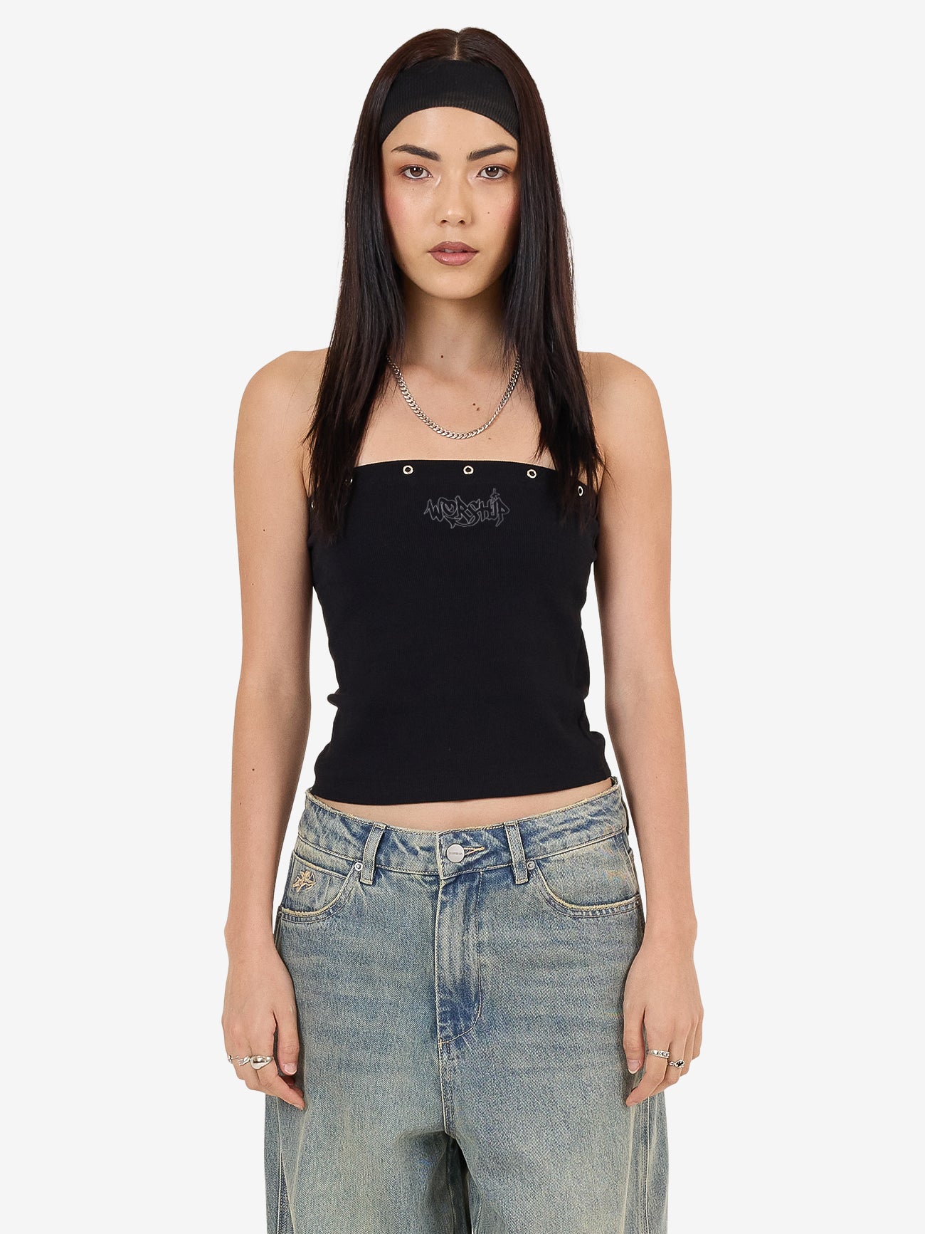 Throws Tube Top - Black 4