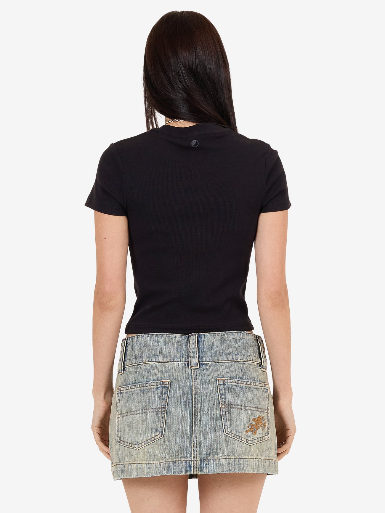 Glitz Slim Fit Tee - Black 4