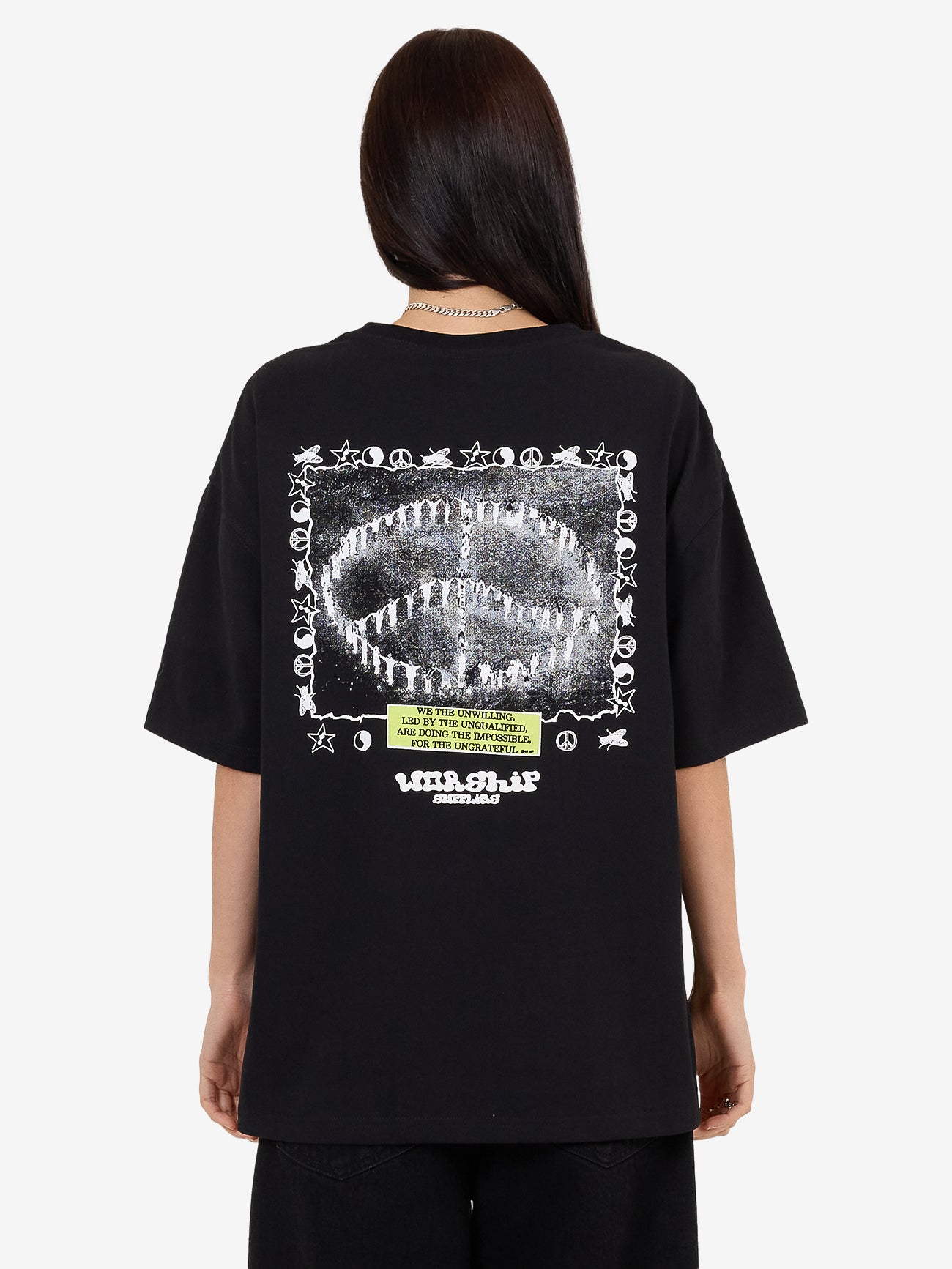 Unqualified Relaxed Fit Tee - Black