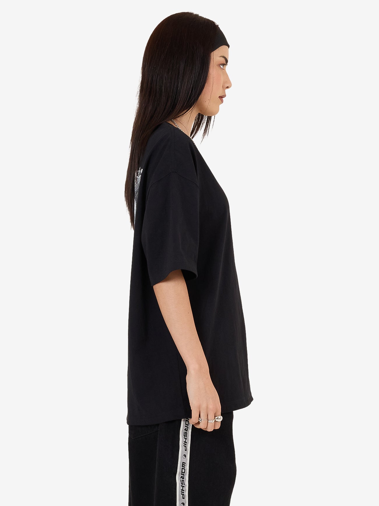 Unqualified Relaxed Fit Tee - Black