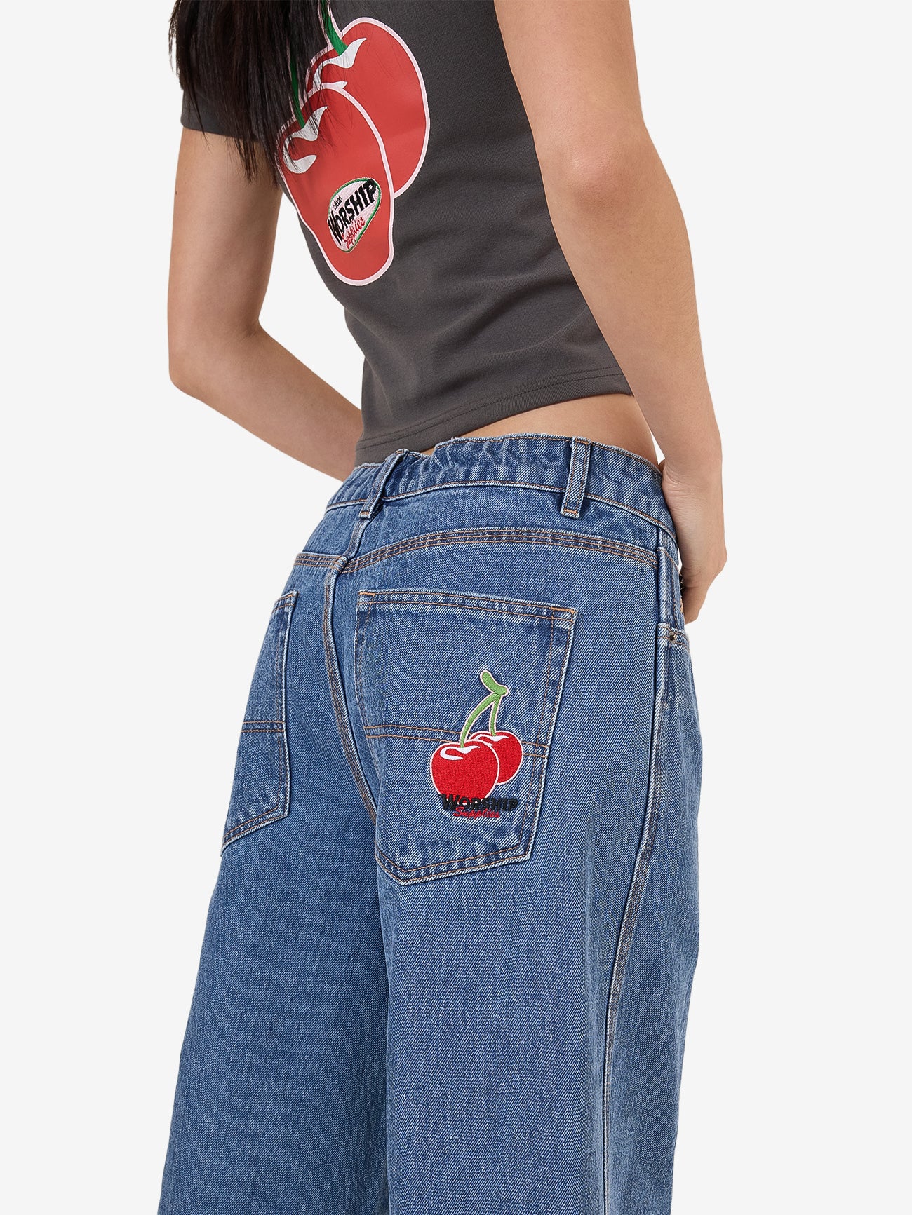 Glazed And Confused Big Baggy Short - Sky High Blue 4