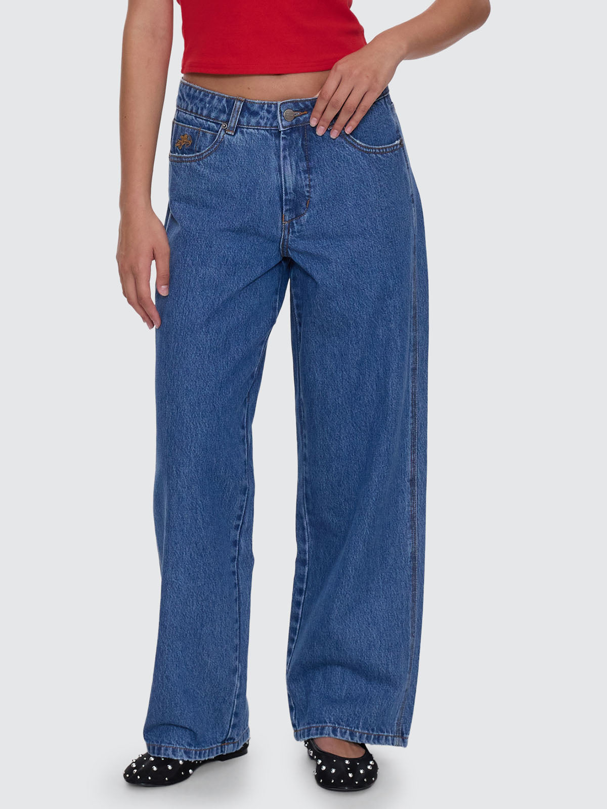 Worship Sloucher Jean - Sky High Blue