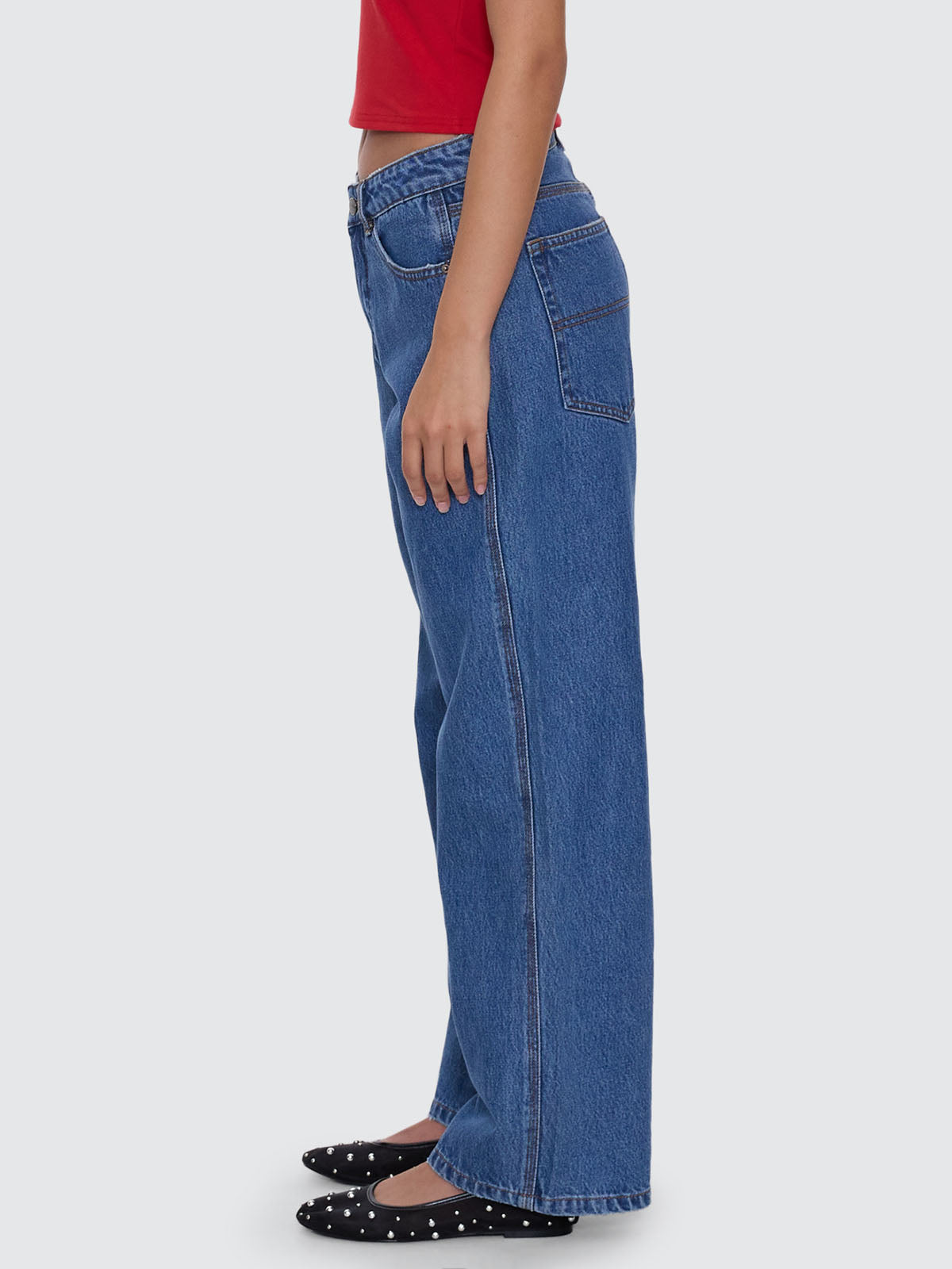 Worship Sloucher Jean - Sky High Blue