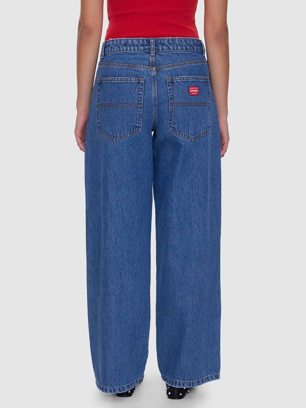 Worship Sloucher Jean - Sky High Blue