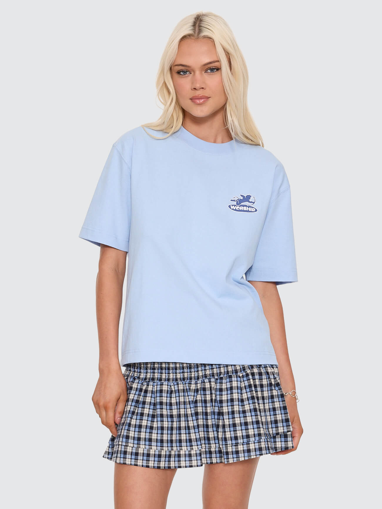 Shadow Cherub Regular Fit Tee - Dream Blue 4