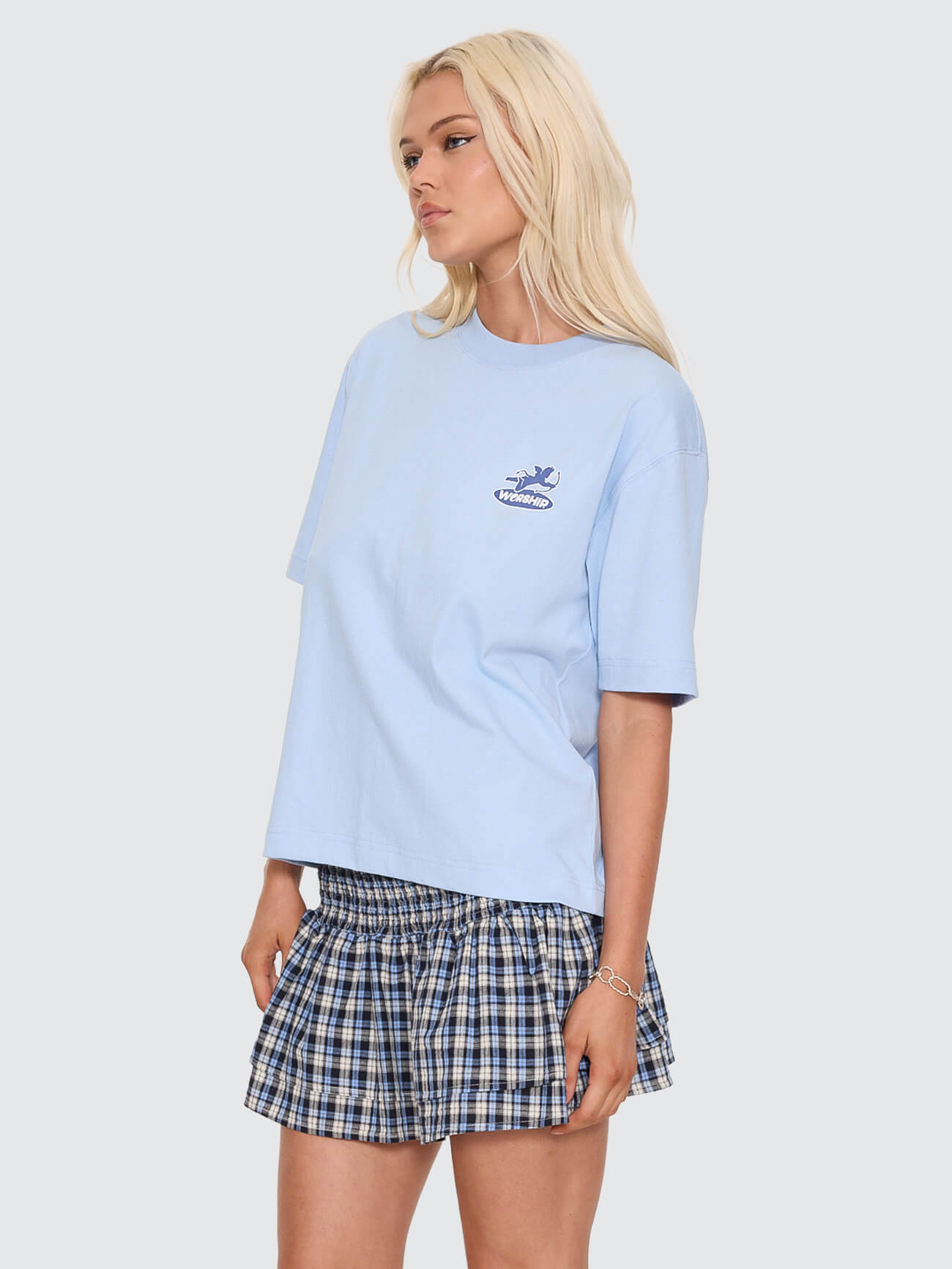Shadow Cherub Regular Fit Tee - Dream Blue 4