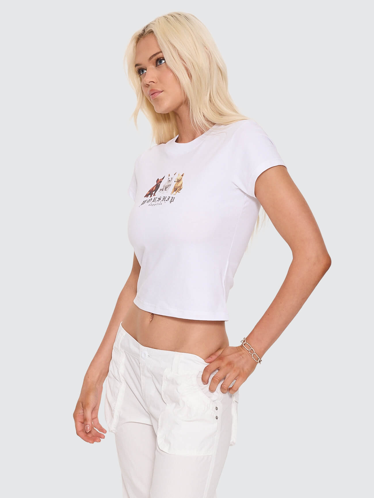 Chichi Teeny Tee - White 4