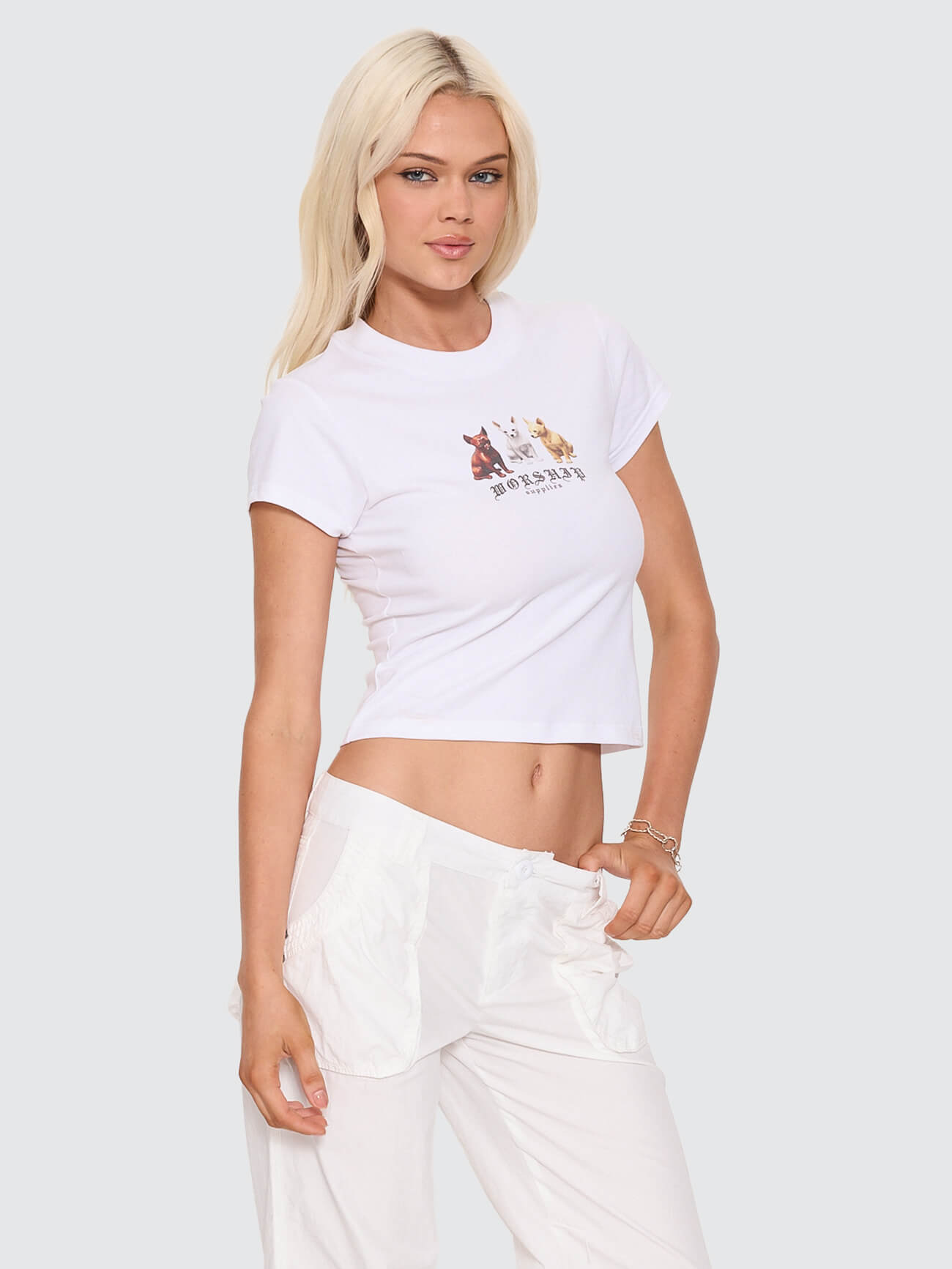 Chichi Teeny Tee - White 4