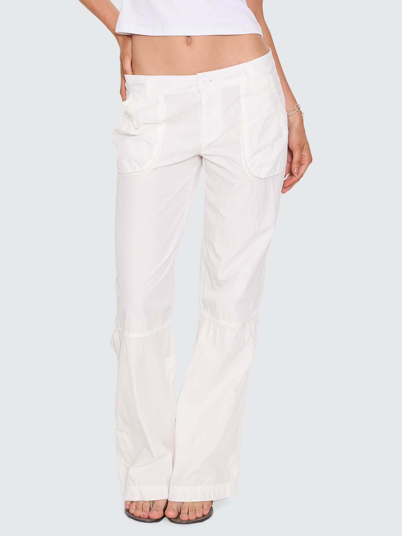 Tension Utility Pant - White 4