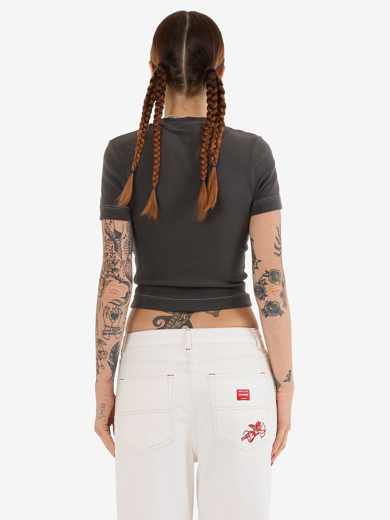 Prequil Slim Fit Tee - Worn Black 4