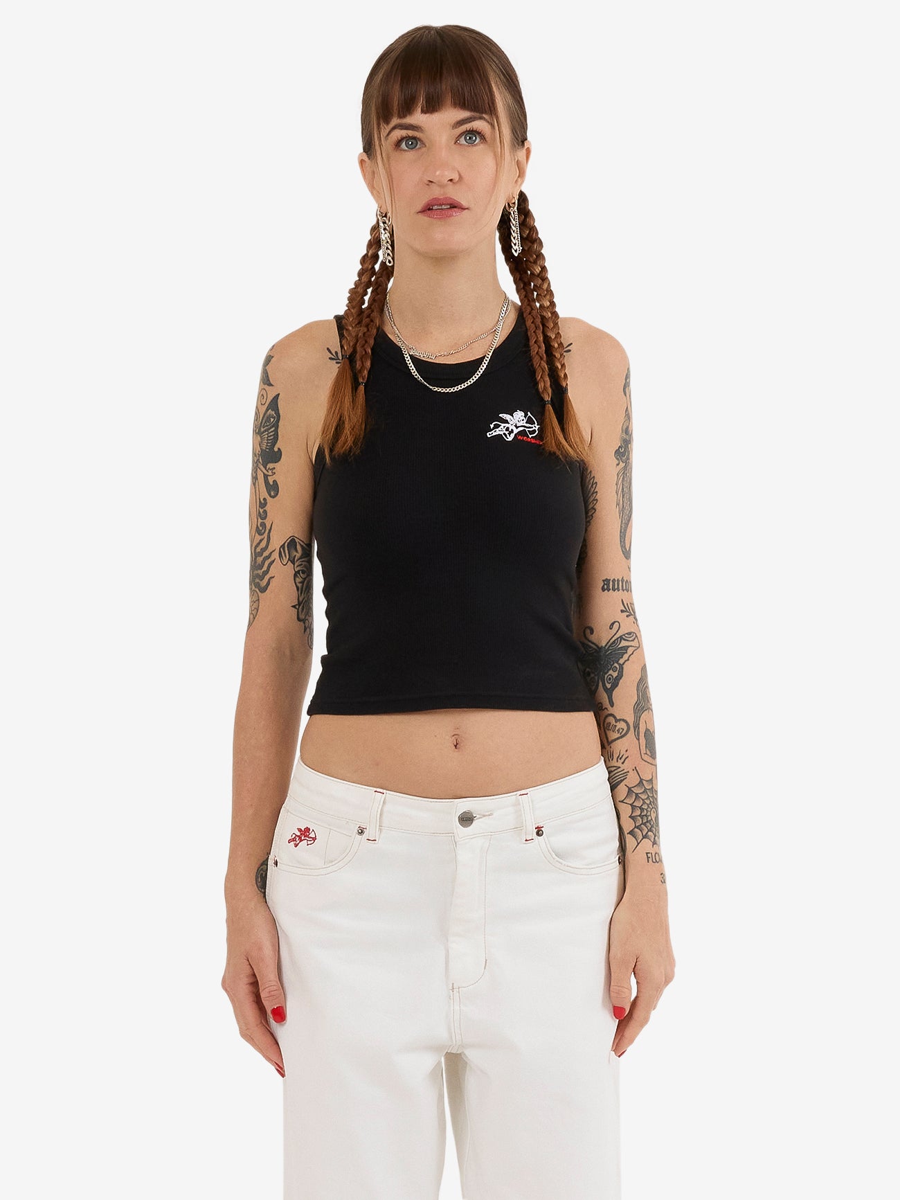 Cherub Longline Tank - Black 4