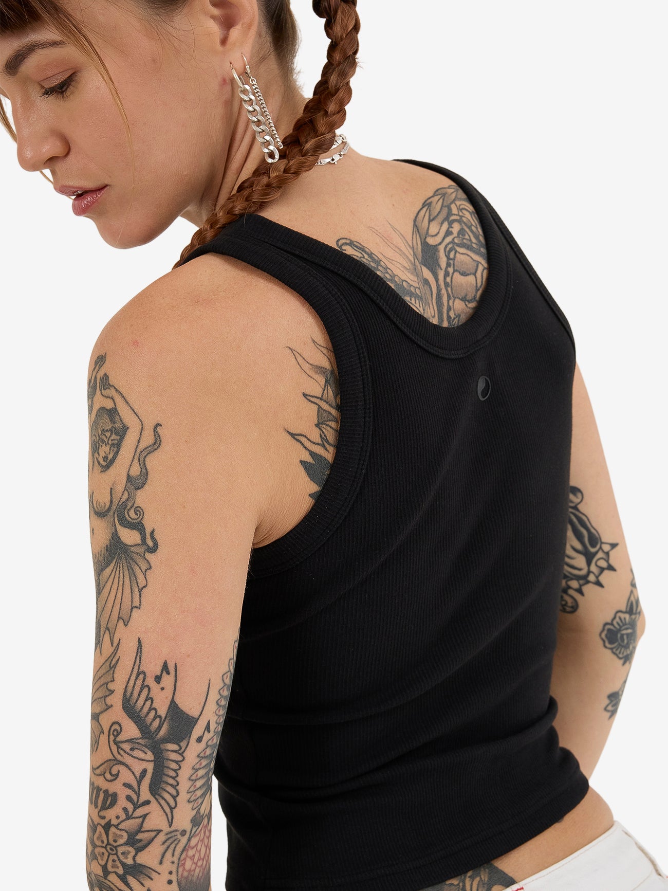 Cherub Longline Tank - Black 4