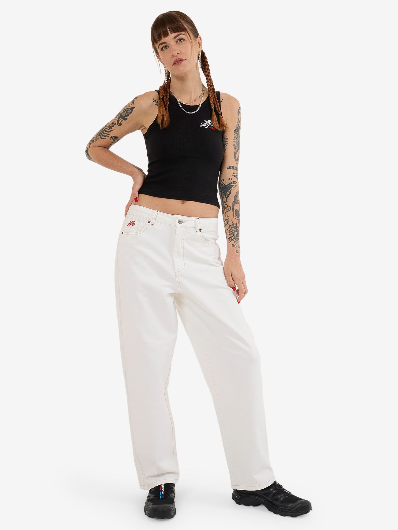 Cherub Longline Tank - Black 4