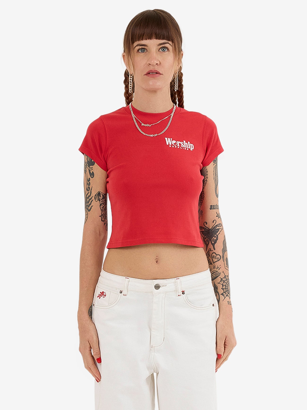 Smoko Teeny Tee - Lucky Red 4