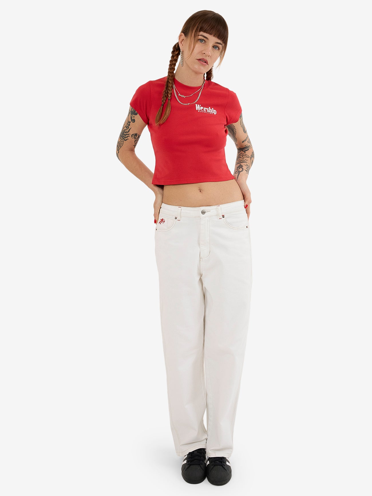 Smoko Teeny Tee - Lucky Red 4