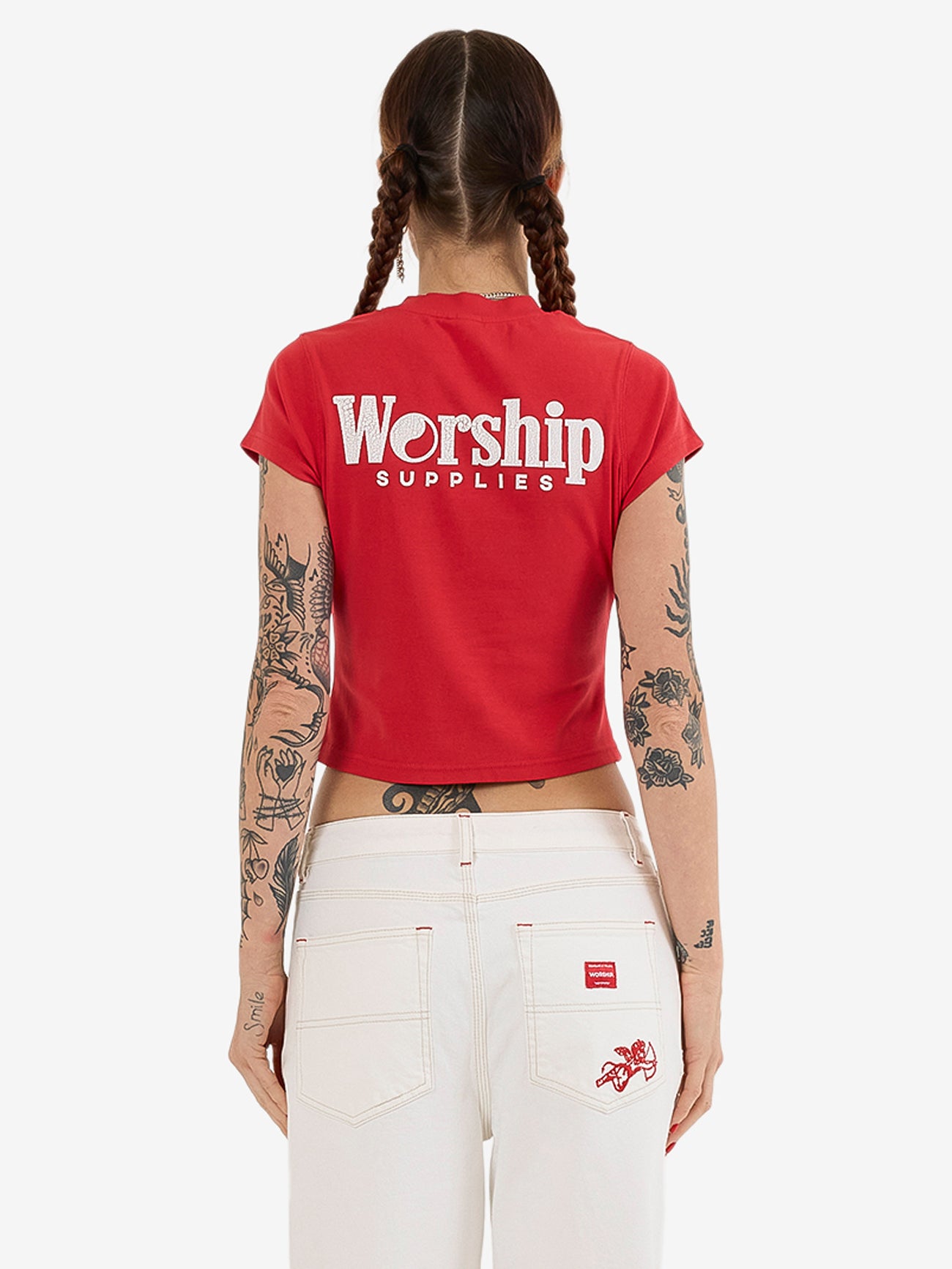 Smoko Teeny Tee - Lucky Red 4