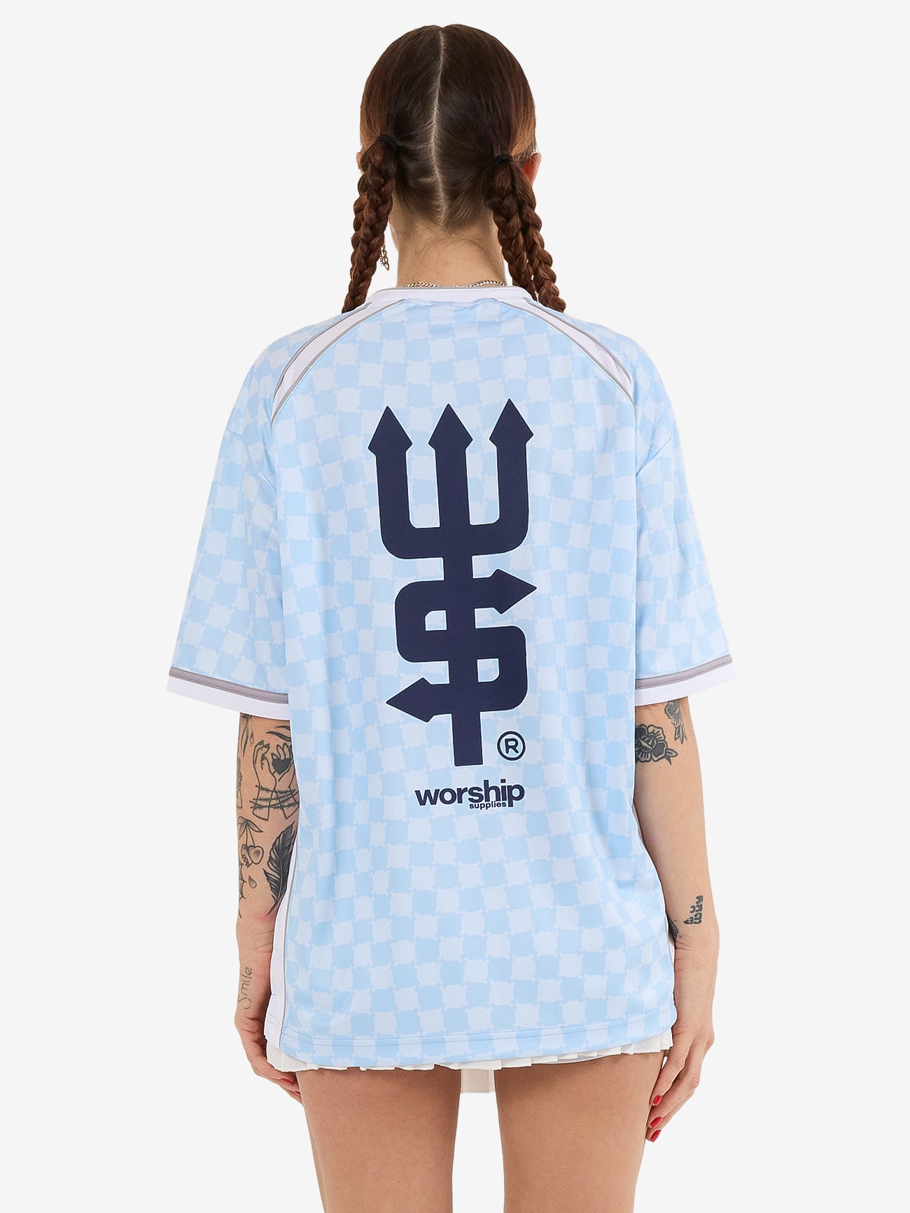 Take A Trip V Neck Football Jersey - Ice Melt 4