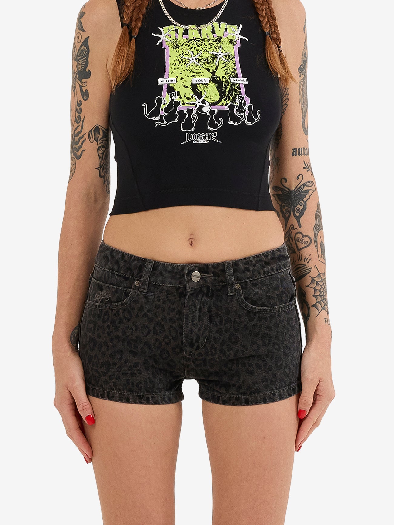 Miaow Y2K Crush Micro Short - Black 4