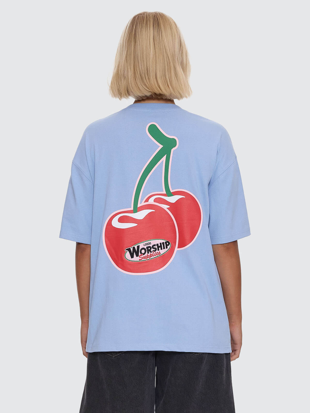 Glazed And Confused Relaxed Fit Tee - Bell Air Blue 4