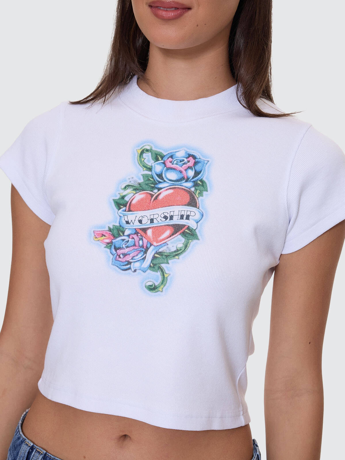 No Ragrets Teeny Tee - White 4