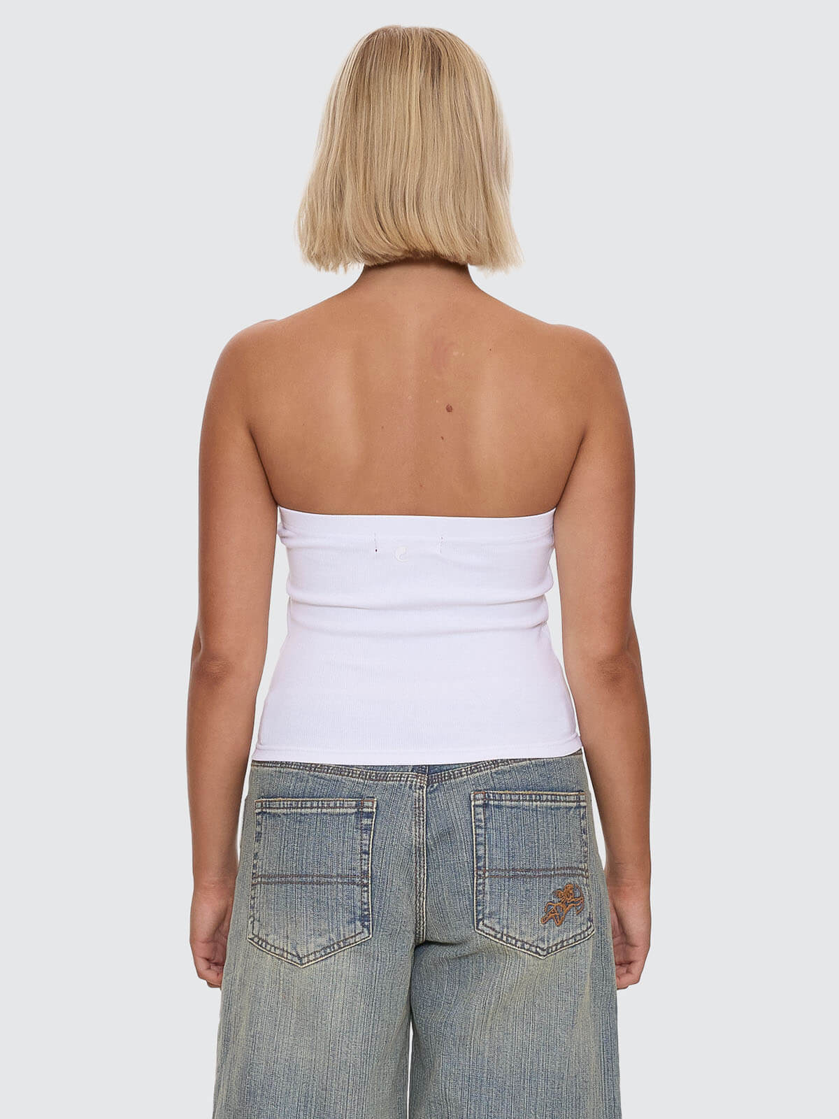 Horns Tube Top - White 4