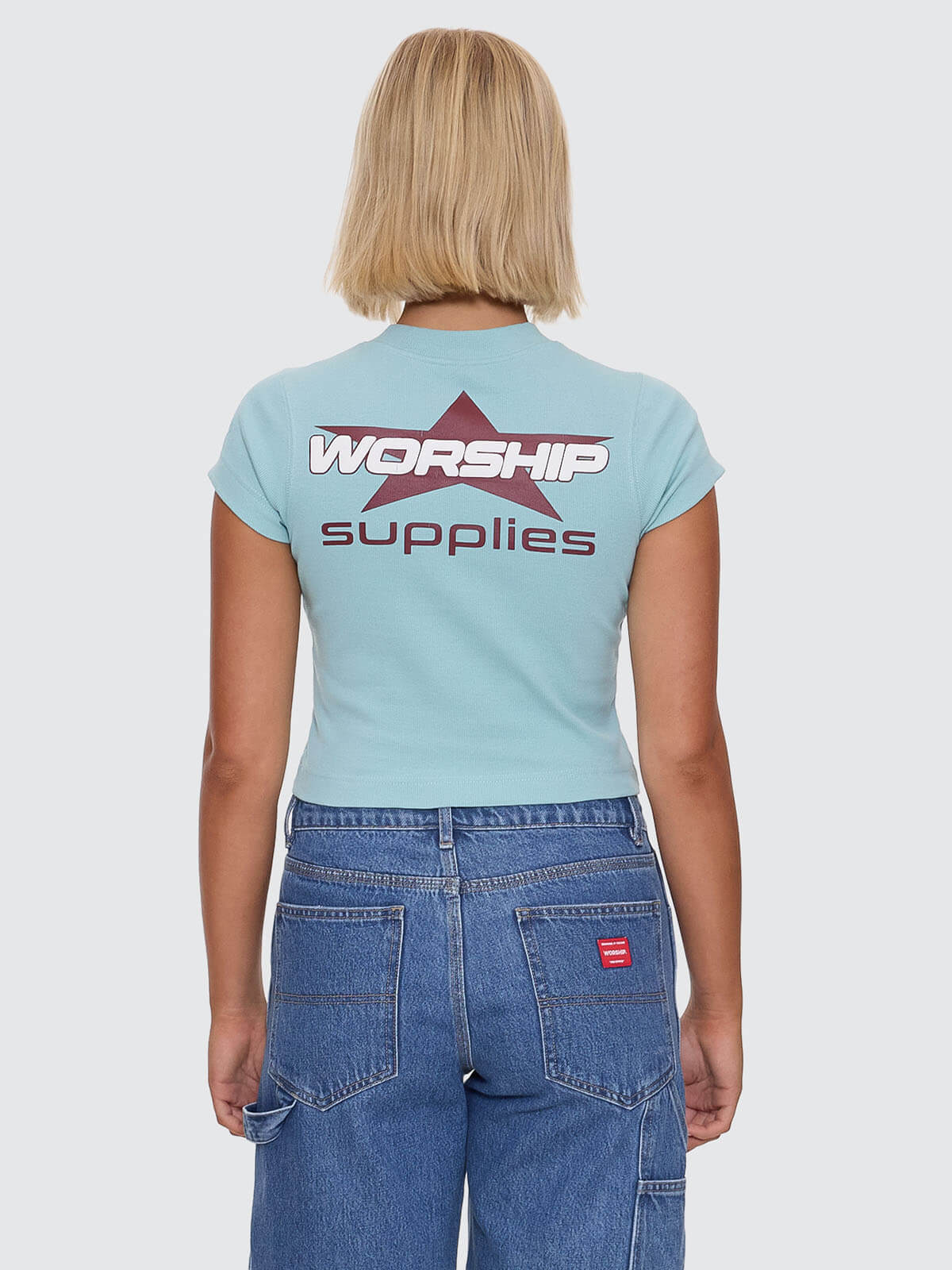 Orion Teeny Tee - Aqua 4