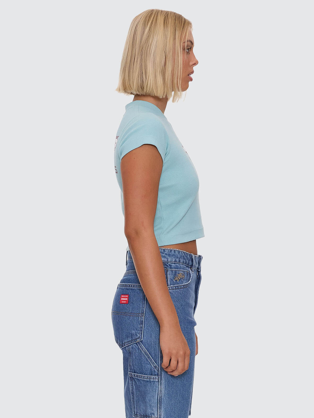 Orion Teeny Tee - Aqua 4