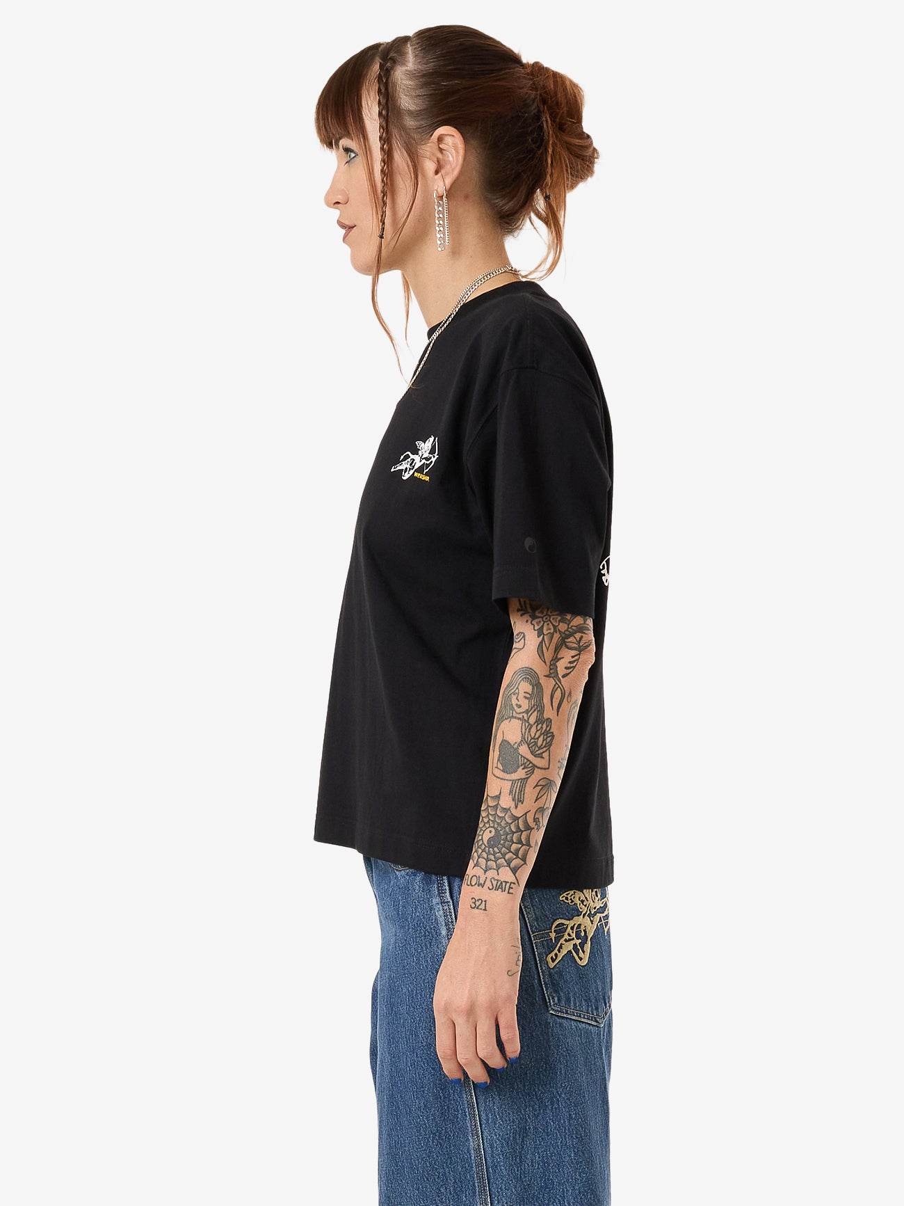 Cherub Regular Fit Tee - Standard Black 4