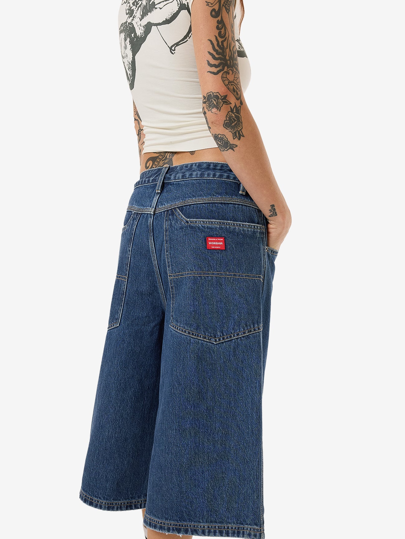Longboy Short - Worn Blue Rinse 4
