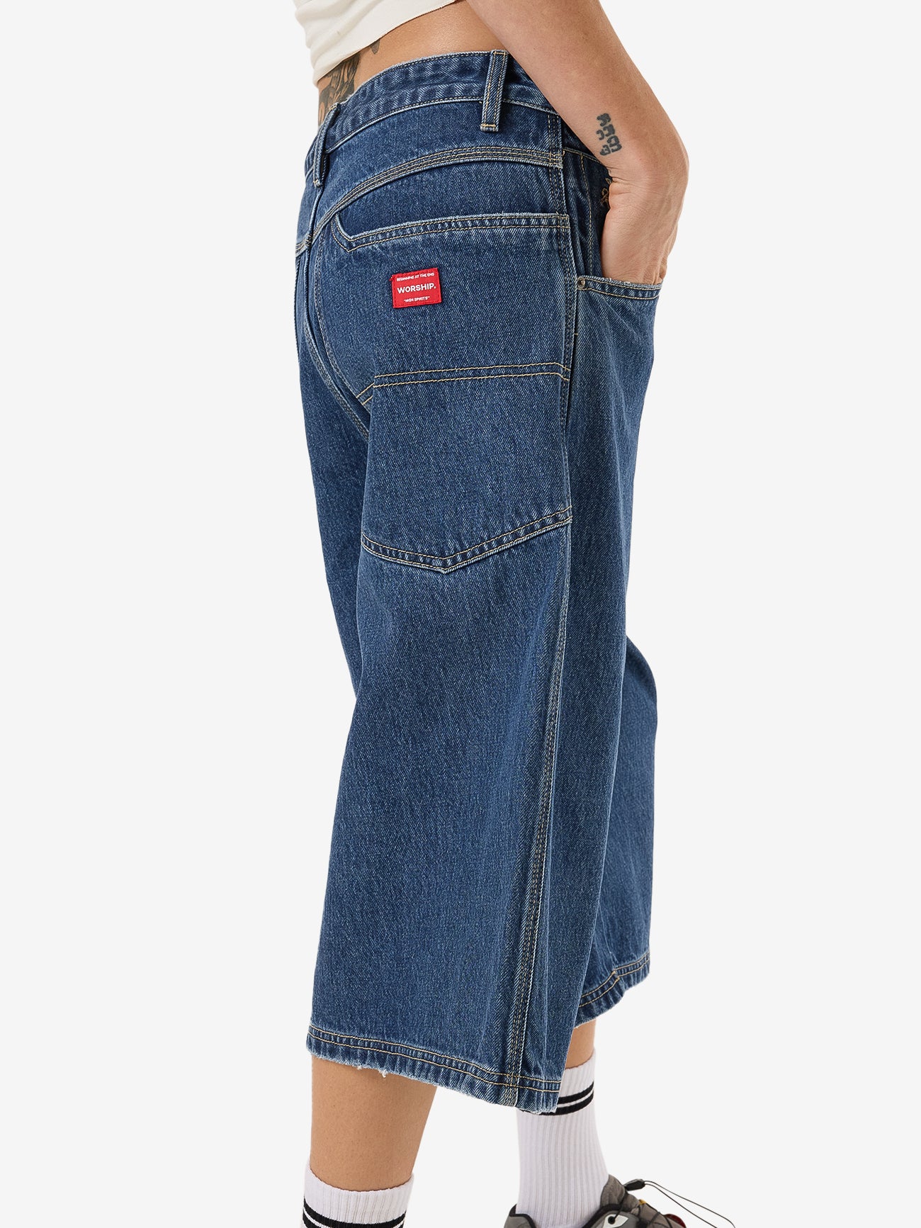 Longboy Short - Worn Blue Rinse 4
