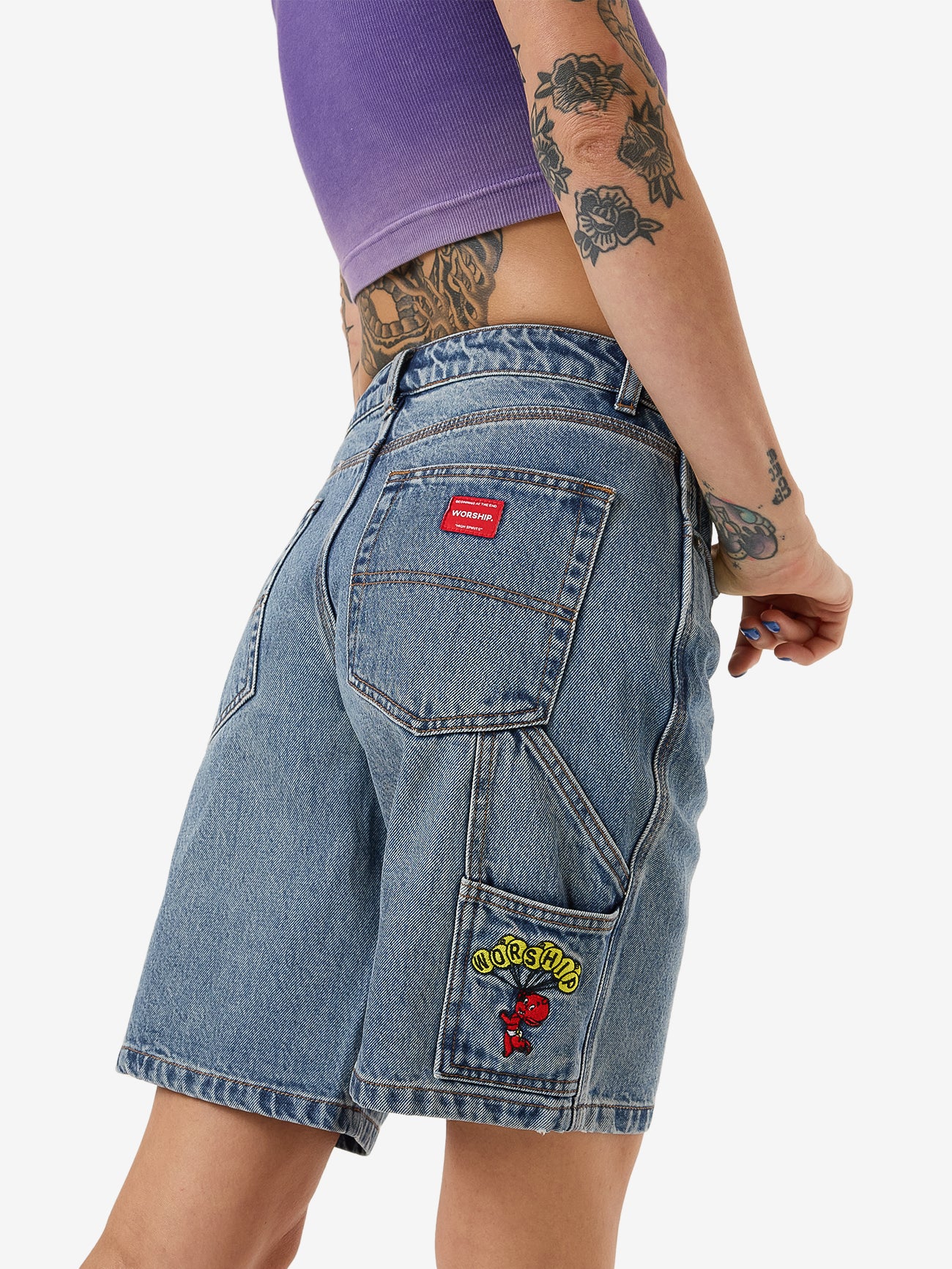 Floater Carpenter Short - Storm Blue 4
