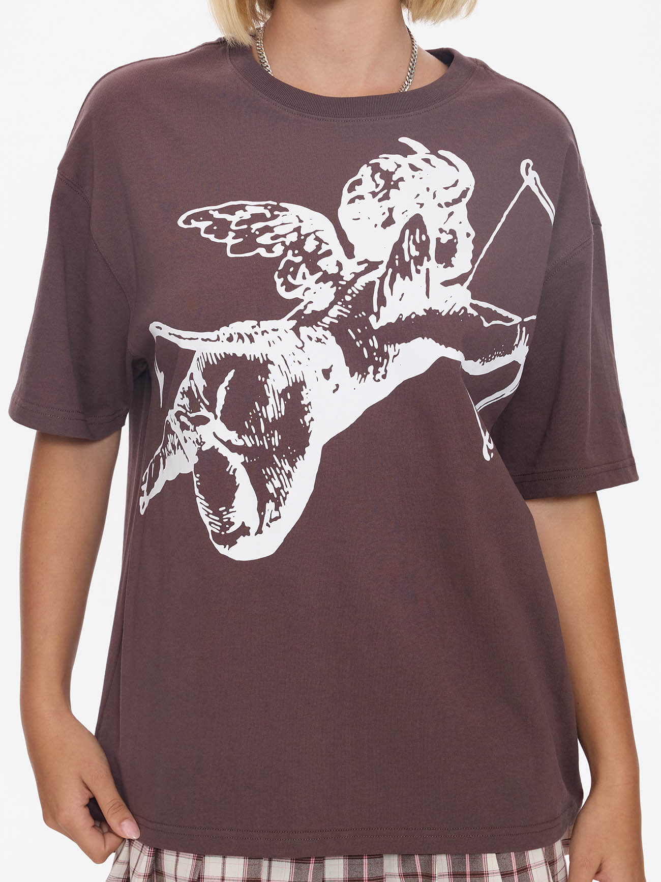 Cherub Relaxed Fit Tee - Dark Choc 4