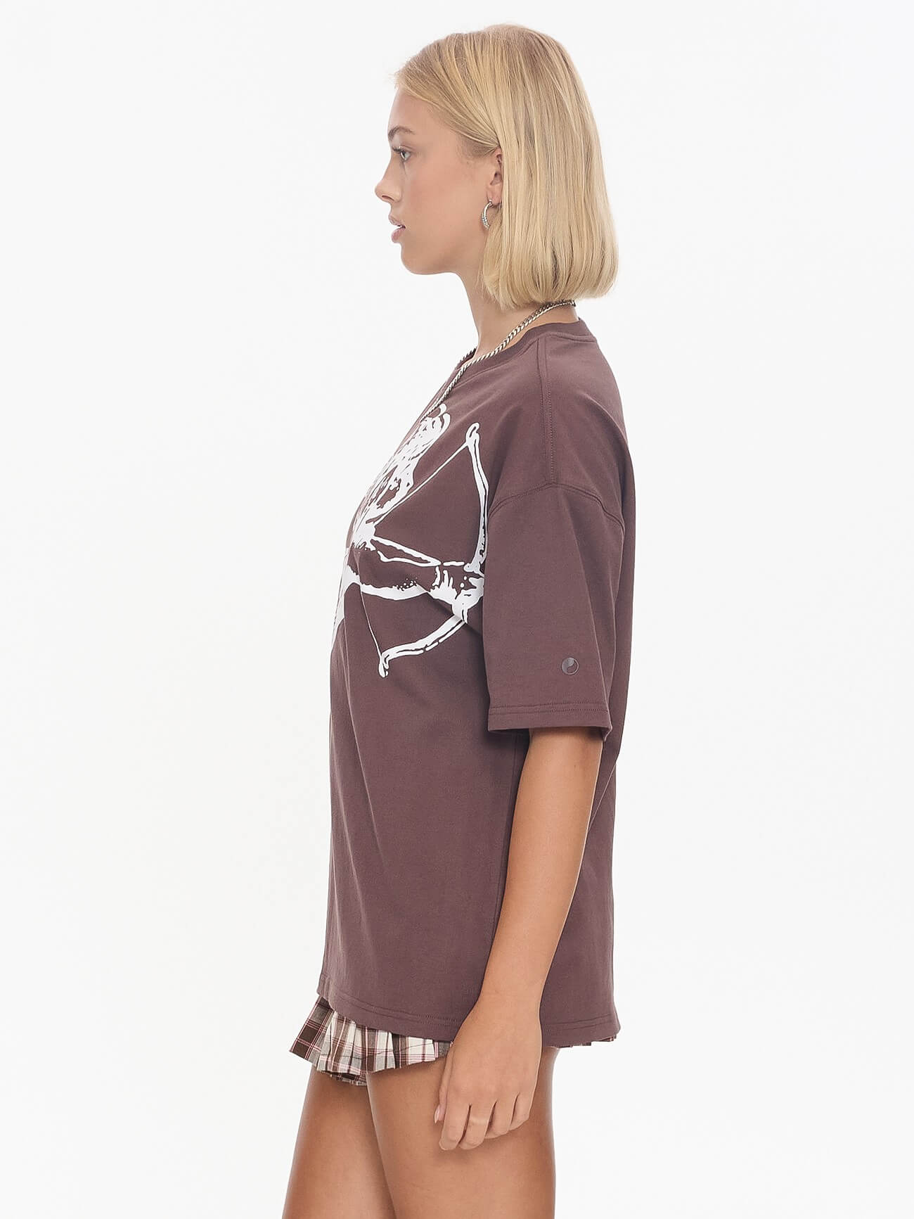 Cherub Relaxed Fit Tee - Dark Choc 4