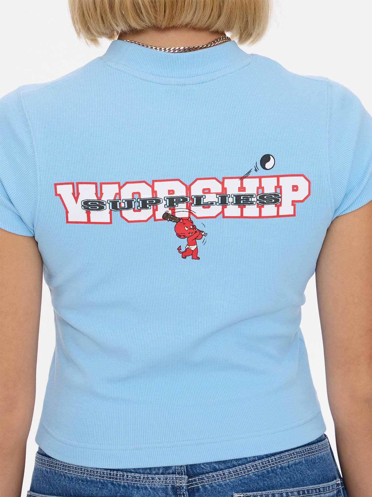 Belter Teeny Tee - Willow Blue 4