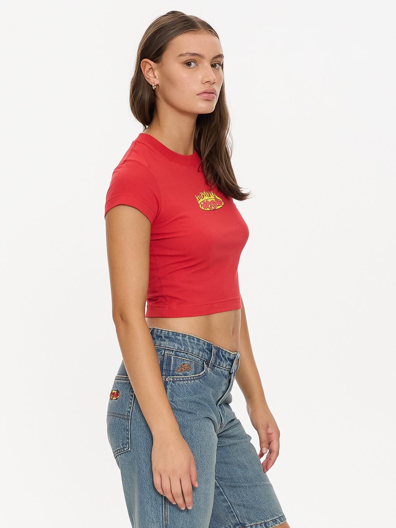 Hot Gossip Teeny Tee - Lucky Red 4