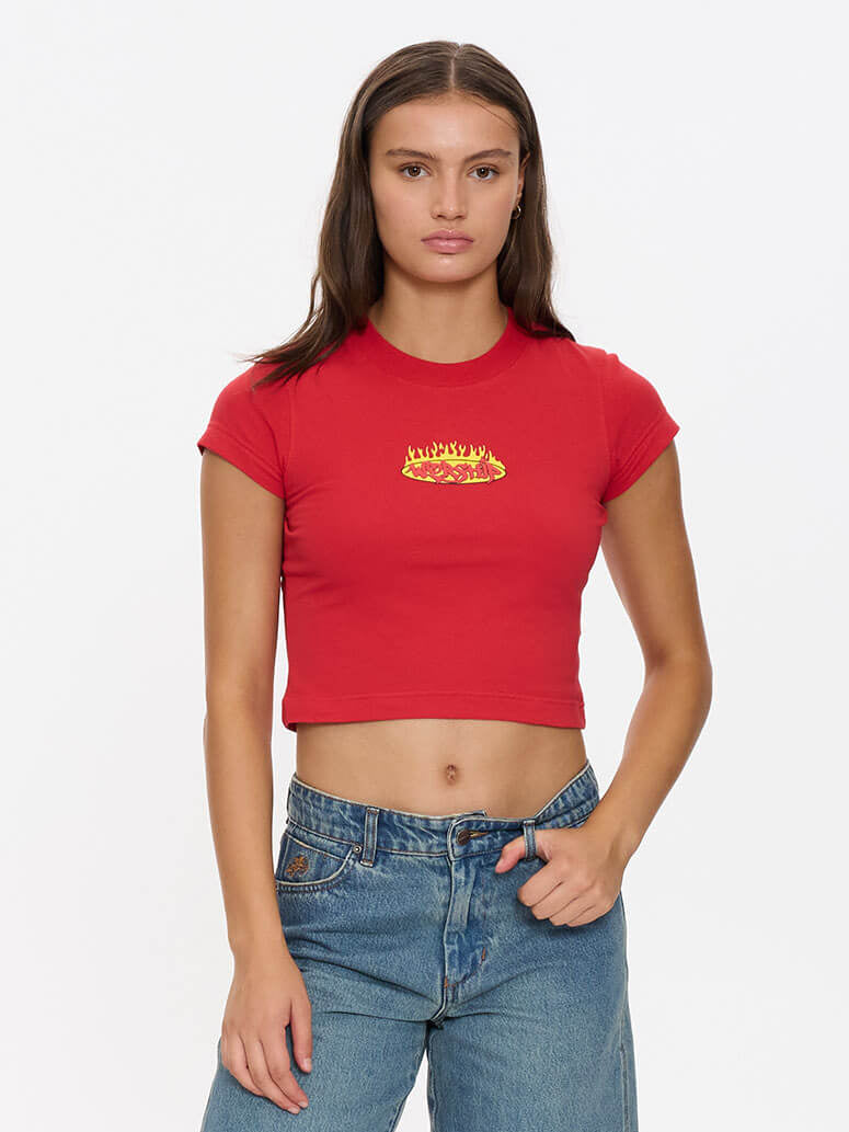 Hot Gossip Teeny Tee - Lucky Red 4