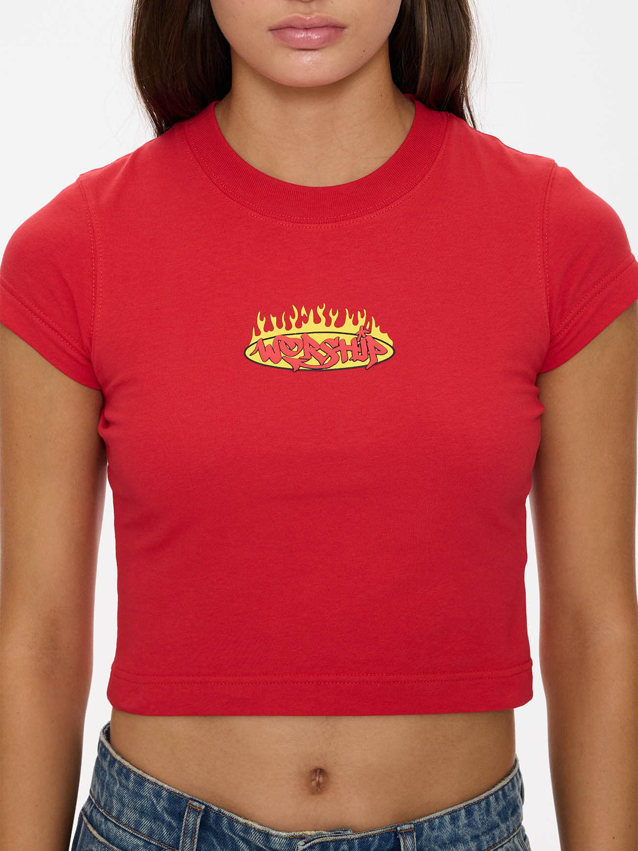 Hot Gossip Teeny Tee - Lucky Red 4