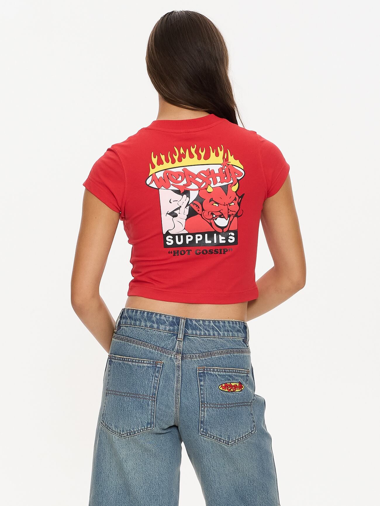 Hot Gossip Teeny Tee - Lucky Red 4