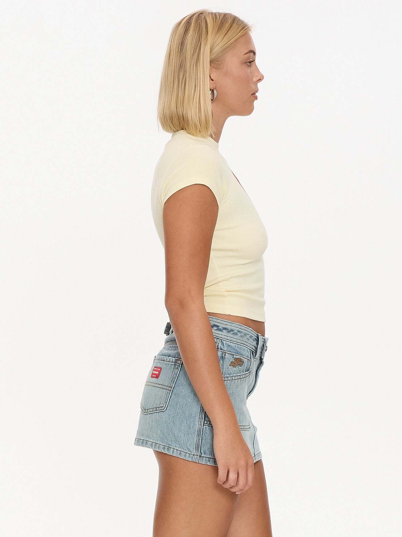 Sucks To Be You Cap Sleeve Tee - Lemon Icing 4