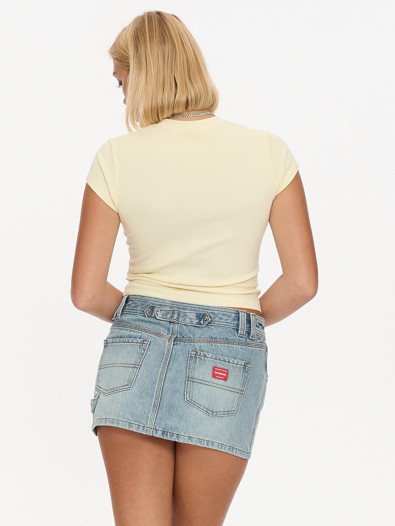 Sucks To Be You Cap Sleeve Tee - Lemon Icing 4